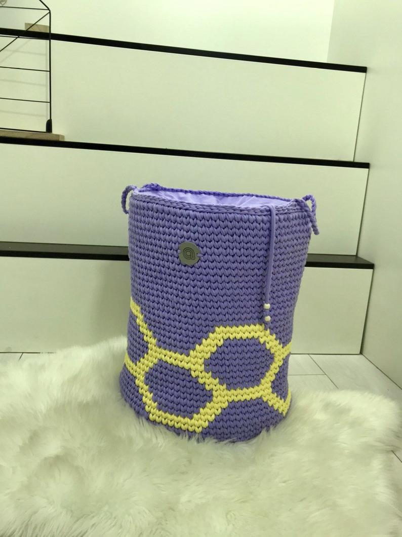 Laundry hamper for bathroom storage and home organization