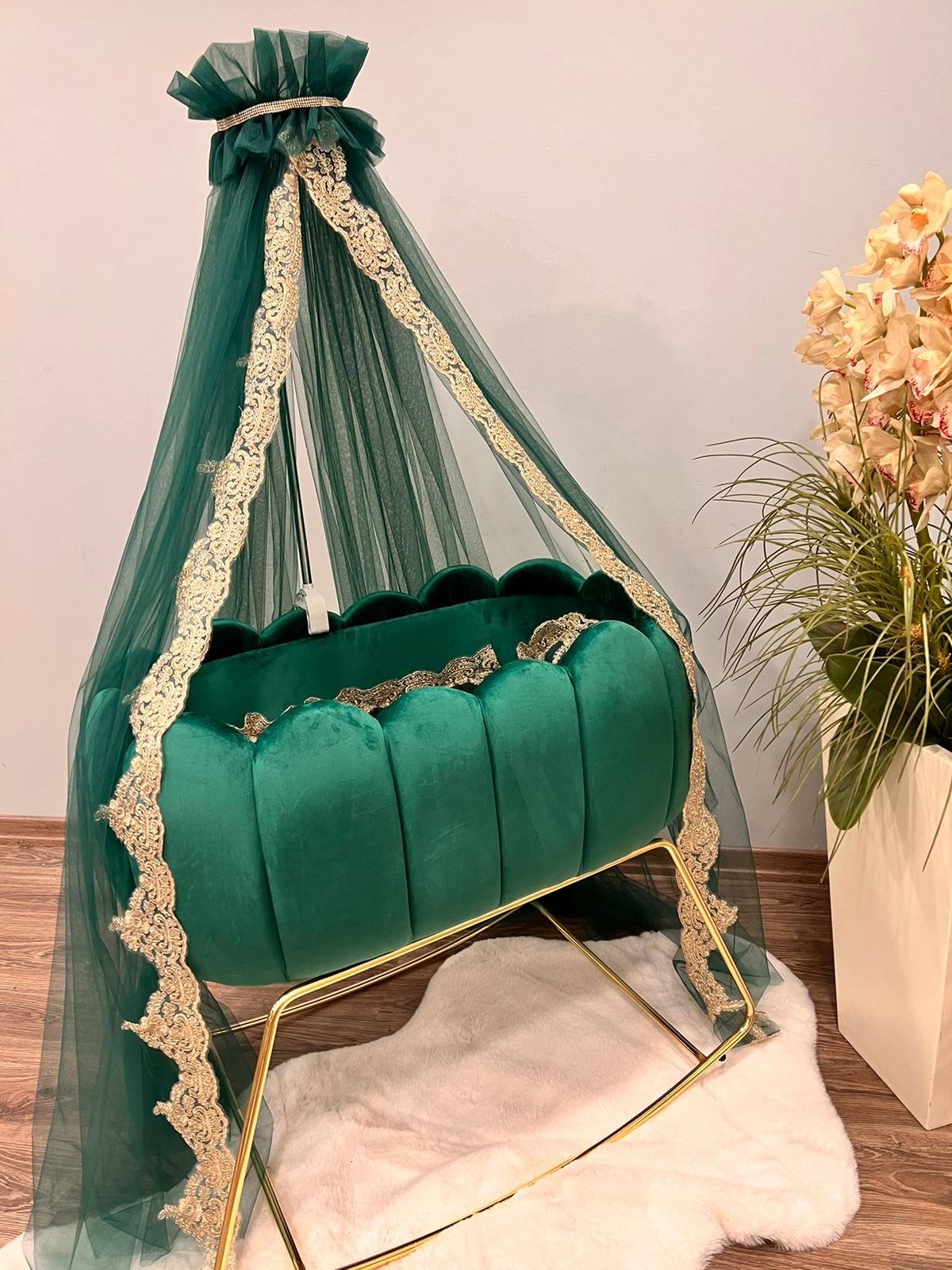 Special Design Oyster Model Green Mosquito Net Set