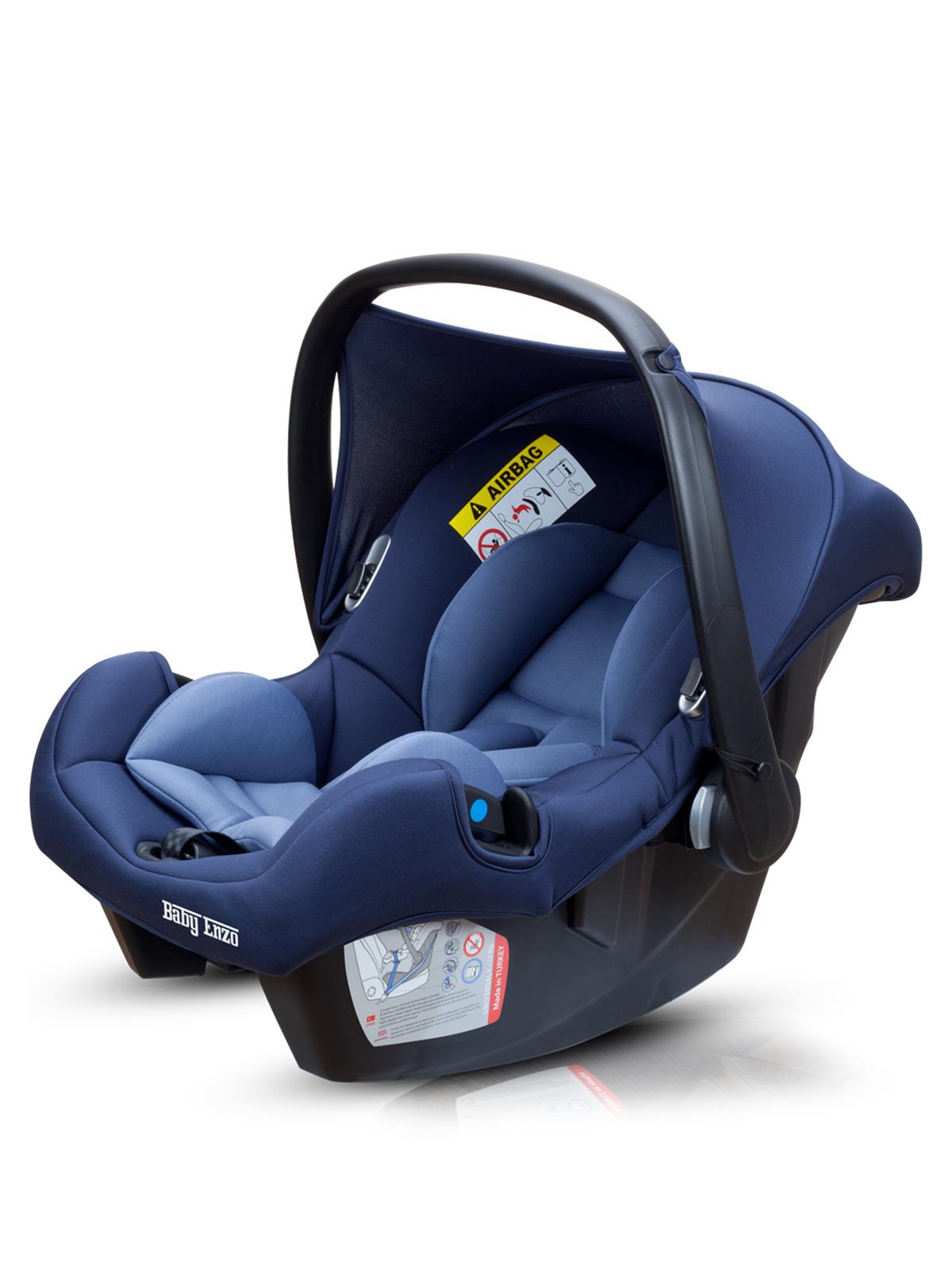 Baby Enzo Carrying Bouncer Brown Blue