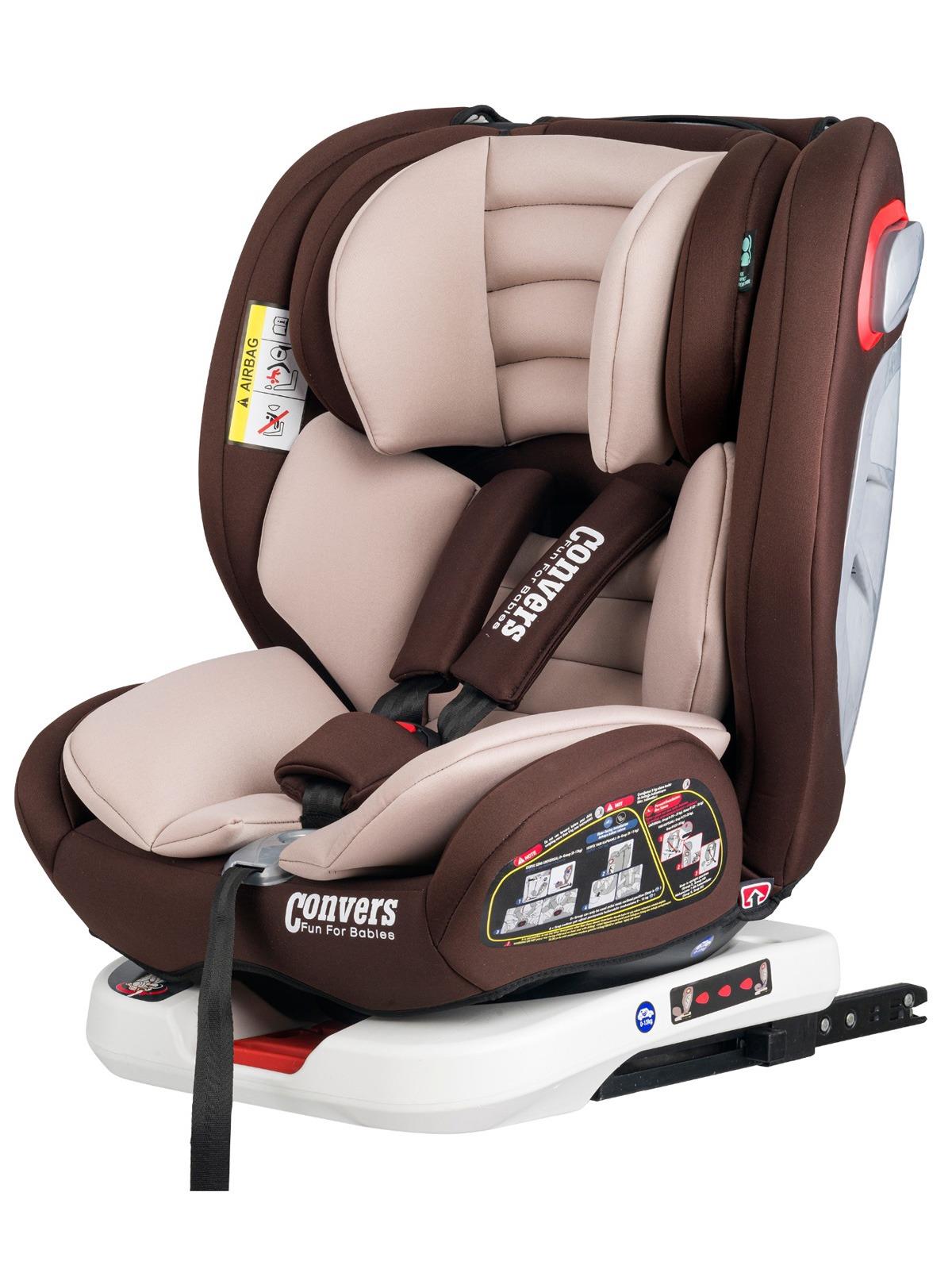 Convers Airmax 0-36 kg 360 ° Rotatable Car Seat with Isofix Brown